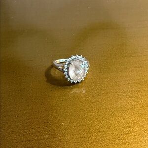 Elegant Silver and Gold Women's Ring